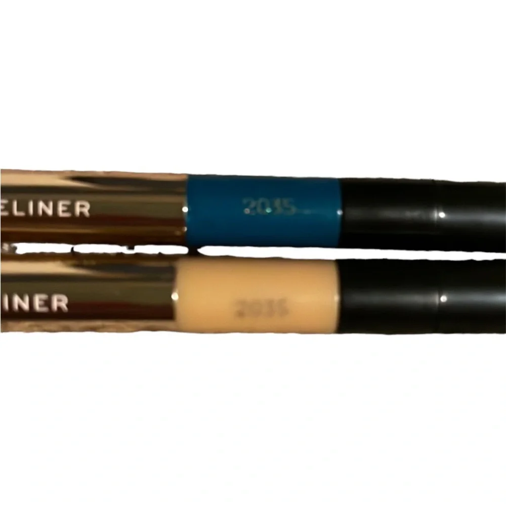 MAKE 2-pack waterproof gel eyeliner. Two colors; teal and tan for one low price!